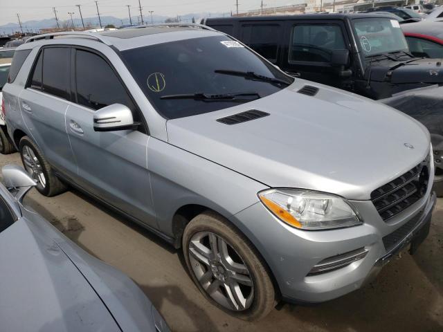 4JGDA5HB4EA417894 - 2014 MERCEDES-BENZ ML 350 4MATIC SILVER photo 4
