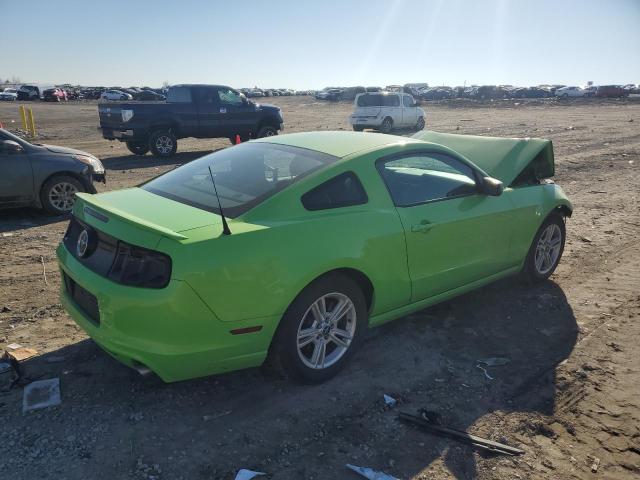 1ZVBP8AM2D5261754 - 2013 FORD MUSTANG GREEN photo 3