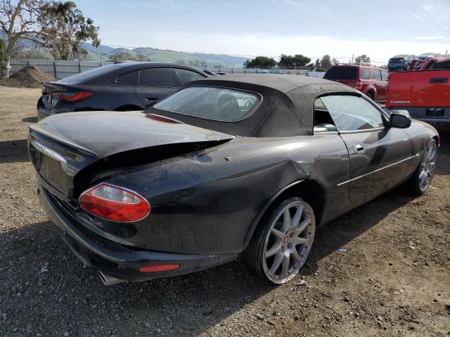 SAJDA42B82PA29622 - 2002 JAGUAR XKR BLACK photo 3