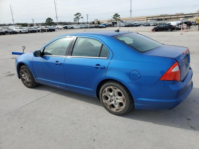 3FAHP0HA0BR142742 - 2011 FORD FUSION SE BLUE photo 2