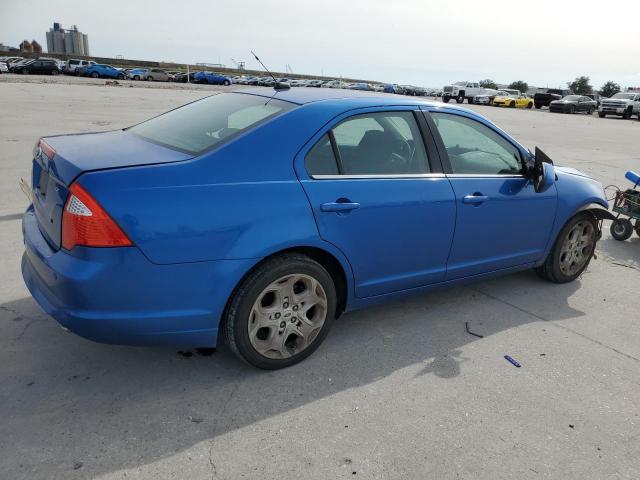 3FAHP0HA0BR142742 - 2011 FORD FUSION SE BLUE photo 3