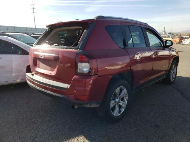 1C4NJCBB7ED625921 - 2014 JEEP COMPASS SPORT MAROON photo 3