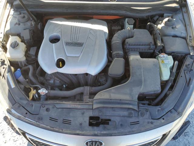 KNAGM4AD4C5010577 - 2012 KIA OPTIMA HYBRID SILVER photo 11