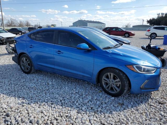 5NPD84LF5HH160861 - 2017 HYUNDAI ELANTRA SE BLUE photo 4