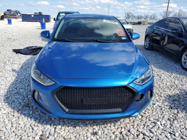 5NPD84LF5HH160861 - 2017 HYUNDAI ELANTRA SE BLUE photo 5