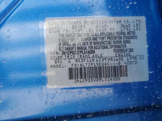 3N1CP5DV2PL514508 - 2023 NISSAN KICKS SR BLUE photo 13