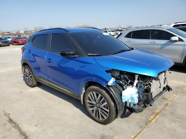 3N1CP5DV2PL514508 - 2023 NISSAN KICKS SR BLUE photo 4