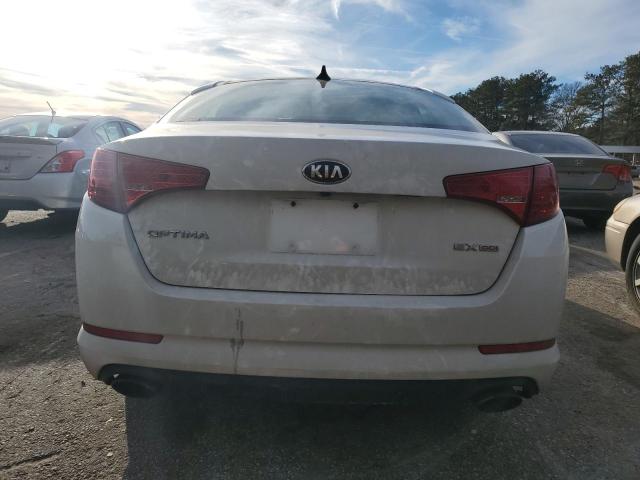 5XXGN4A75DG107228 - 2013 KIA OPTIMA EX WHITE photo 6