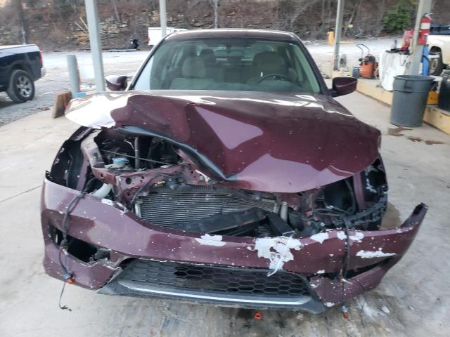 1HGCR2F33GA168401 - 2016 HONDA ACCORD LX BURGUNDY photo 5