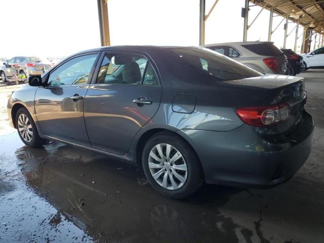 2T1BU4EE0DC109482 - 2013 TOYOTA COROLLA BASE GRAY photo 2