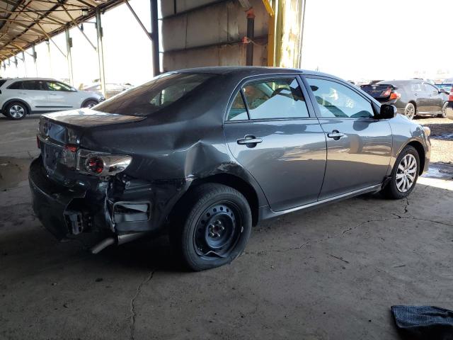 2T1BU4EE0DC109482 - 2013 TOYOTA COROLLA BASE GRAY photo 3