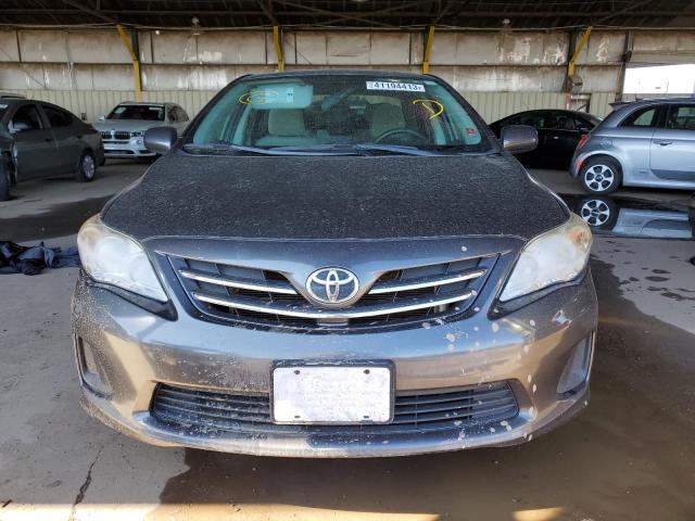 2T1BU4EE0DC109482 - 2013 TOYOTA COROLLA BASE GRAY photo 5