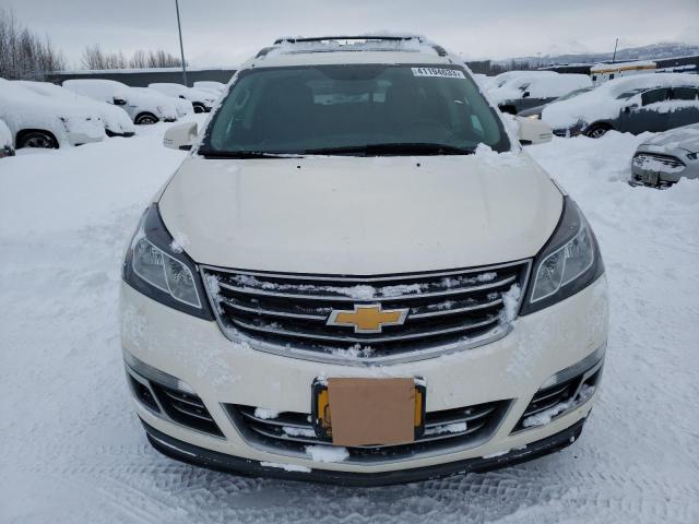 1GNKVLKD1DJ236885 - 2013 CHEVROLET TRAVERSE LTZ WHITE photo 5