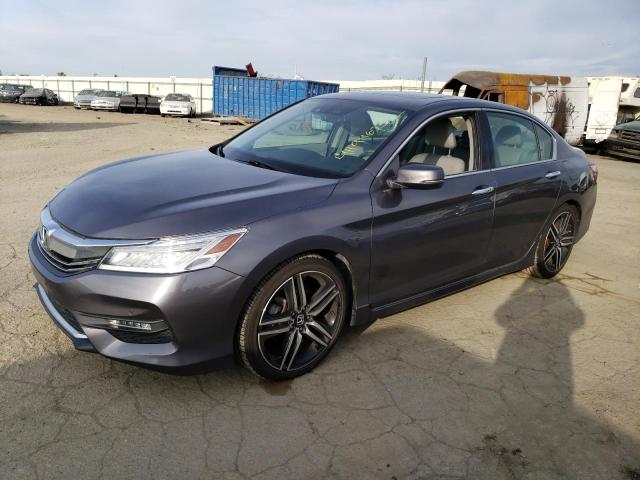 1HGCR3F93GA022476 - 2016 HONDA ACCORD TOURING SILVER photo 1