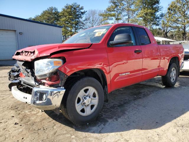 5TFRM5F13EX073838 - 2014 TOYOTA TUNDRA DOUBLE CAB SR/SR5 RED photo 1