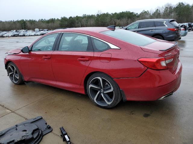 1HGCV1F37NA051309 - 2022 HONDA ACCORD SPORT RED photo 2