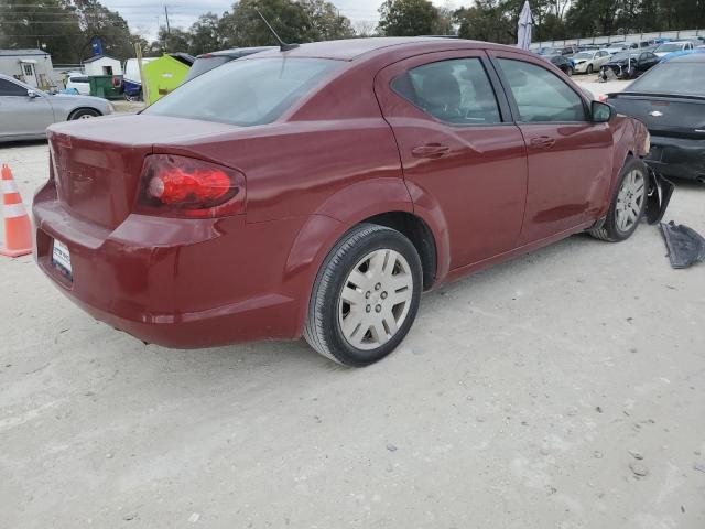 1C3CDZAB3EN229194 - 2014 DODGE AVENGER SE RED photo 3