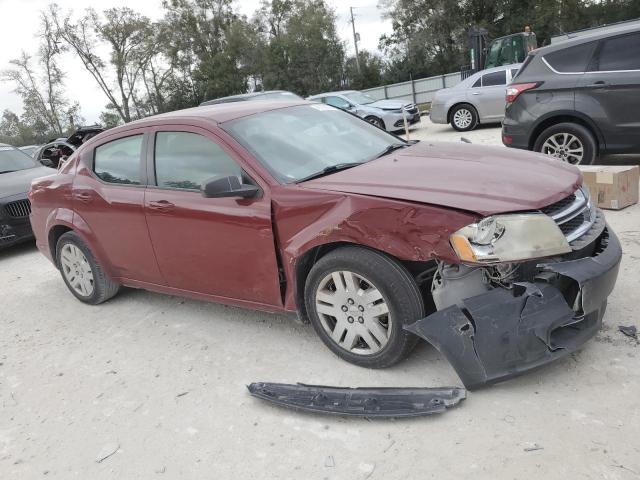 1C3CDZAB3EN229194 - 2014 DODGE AVENGER SE RED photo 4