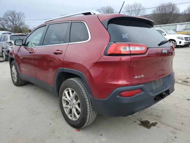 1C4PJMCS6FW530057 - 2015 JEEP CHEROKEE LATITUDE RED photo 2