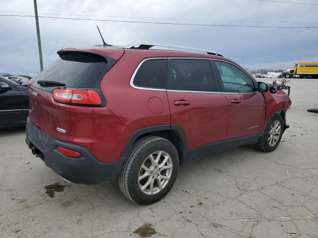 1C4PJMCS6FW530057 - 2015 JEEP CHEROKEE LATITUDE RED photo 3