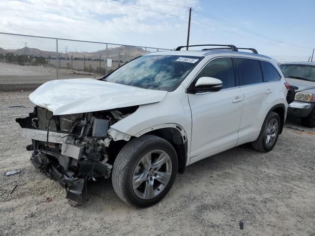 5TDDZRFH5KS941971 - 2019 TOYOTA HIGHLANDER LIMITED WHITE photo 1