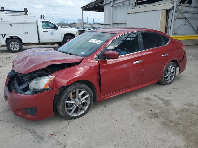 3N1AB7APXDL726611 - 2013 NISSAN SENTRA S RED photo 1