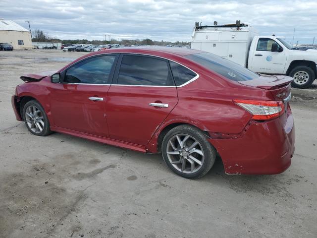 3N1AB7APXDL726611 - 2013 NISSAN SENTRA S RED photo 2