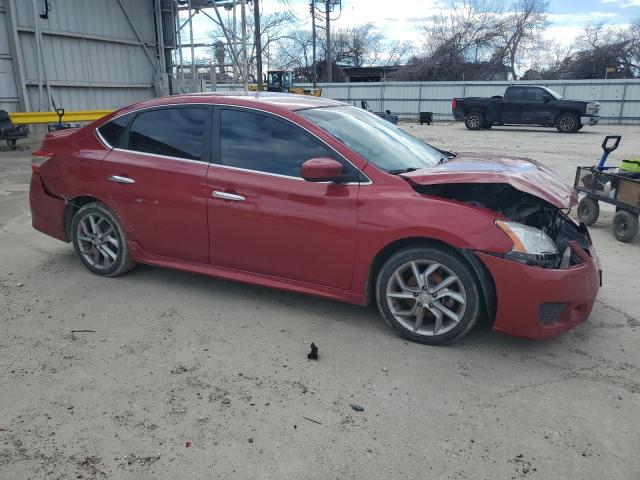 3N1AB7APXDL726611 - 2013 NISSAN SENTRA S RED photo 4