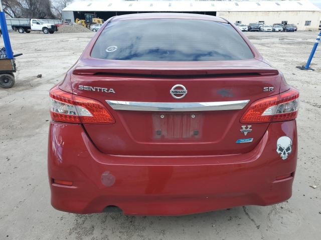 3N1AB7APXDL726611 - 2013 NISSAN SENTRA S RED photo 6