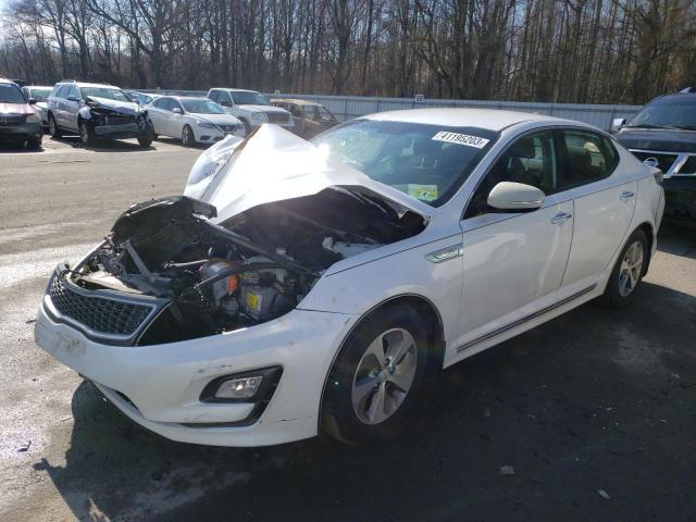 KNAGM4AD5G5094933 - 2016 KIA OPTIMA HYBRID WHITE photo 1