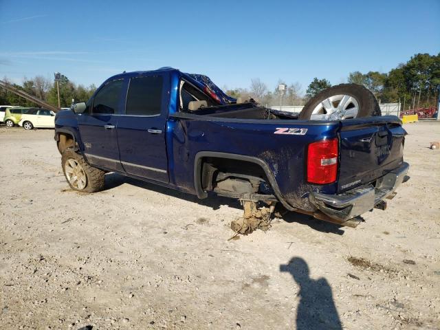 3GTU2VEC5EG305542 - 2014 GMC SIERRA K1500 SLT BLUE photo 2