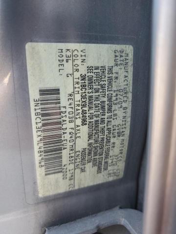 3N1BC13EX9L484968 - 2009 NISSAN VERSA S GRAY photo 12