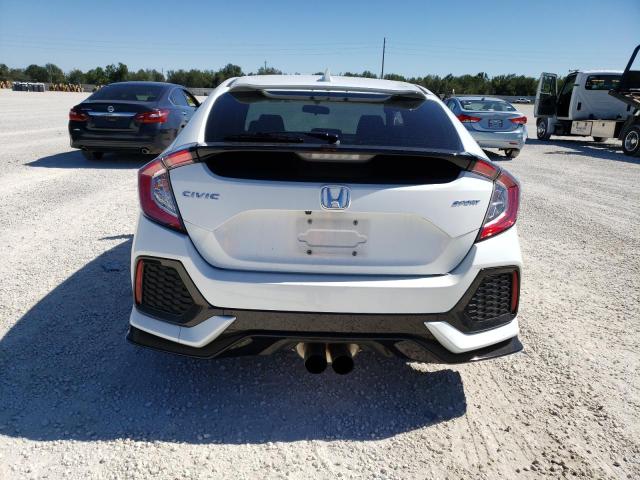 SHHFK7G42JU218755 - 2018 HONDA CIVIC SPORT WHITE photo 6