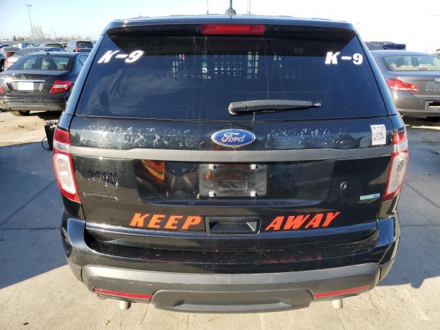 1FM5K8AR8EGB38617 - 2014 FORD EXPLORER POLICE INTERCEPTOR BLACK photo 6