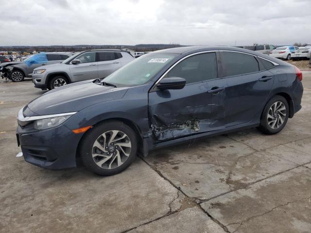 2HGFC2F77JH567113 - 2018 HONDA CIVIC EX GRAY photo 1