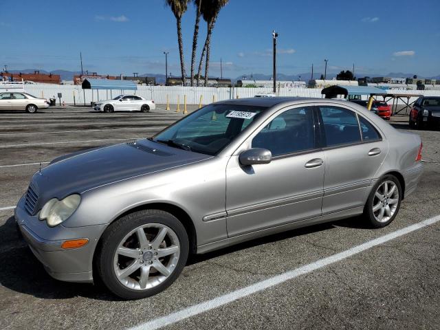 WDBRF40J73F399320 - 2003 MERCEDES-BENZ C 230K SPORT SEDAN GRAY photo 1