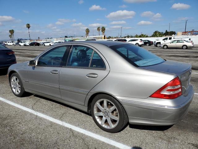 WDBRF40J73F399320 - 2003 MERCEDES-BENZ C 230K SPORT SEDAN GRAY photo 2