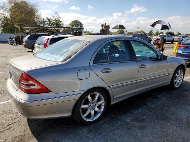 WDBRF40J73F399320 - 2003 MERCEDES-BENZ C 230K SPORT SEDAN GRAY photo 3