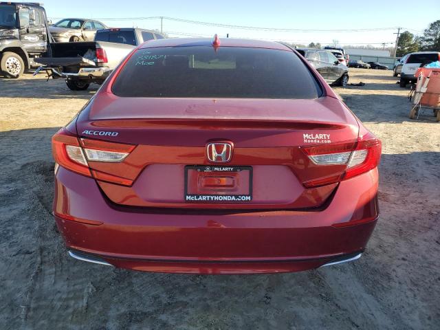 1HGCV1F1XMA103593 - 2021 HONDA ACCORD LX MAROON photo 6