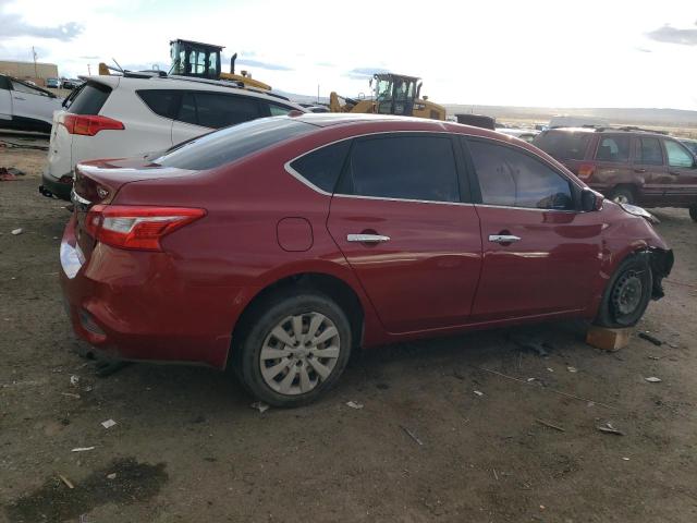 3N1AB7AP4HL649529 - 2017 NISSAN SENTRA S RED photo 3