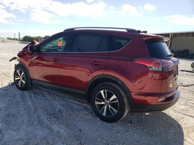 2T3WFREV9JW494342 - 2018 TOYOTA RAV4 ADVENTURE RED photo 2