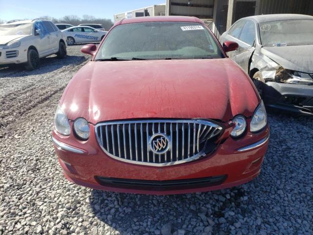2G4WD582681137327 - 2008 BUICK LACROSSE CXL RED photo 5