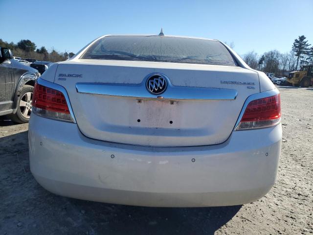 1G4GD5EG8AF186578 - 2010 BUICK LACROSSE CXL WHITE photo 6