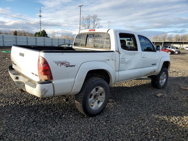 5TELU42N86Z310309 - 2006 TOYOTA TACOMA DOUBLE CAB WHITE photo 3