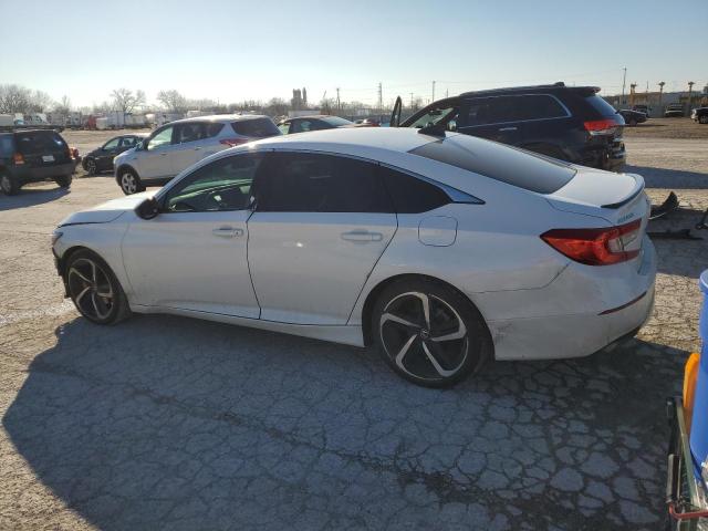 1HGCV2F31MA002854 - 2021 HONDA ACCORD SPORT WHITE photo 2