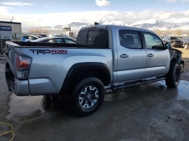 3TMCZ5AN8MM430176 - 2021 TOYOTA TACOMA DOUBLE CAB SILVER photo 3