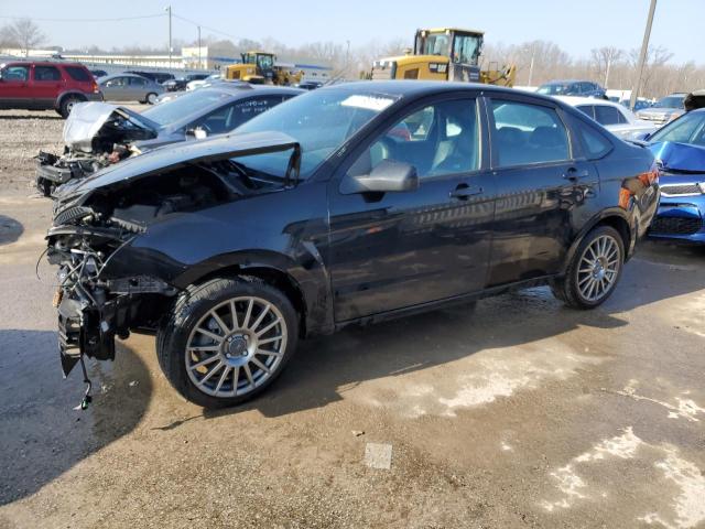 1FAHP3GN0AW173989 - 2010 FORD FOCUS SES BLACK photo 1