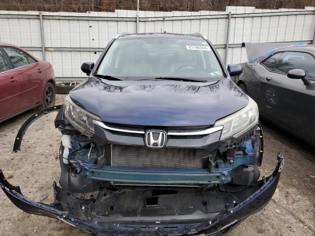 2HKRM3H74GH550541 - 2016 HONDA CR-V EXL BLUE photo 5