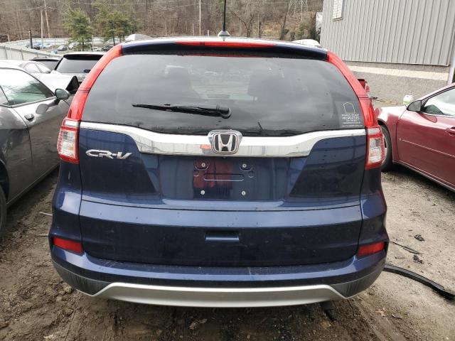 2HKRM3H74GH550541 - 2016 HONDA CR-V EXL BLUE photo 6