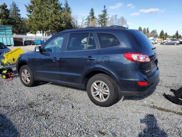 5XYZGDAG4CG137852 - 2012 HYUNDAI SANTA FE GLS BLUE photo 2